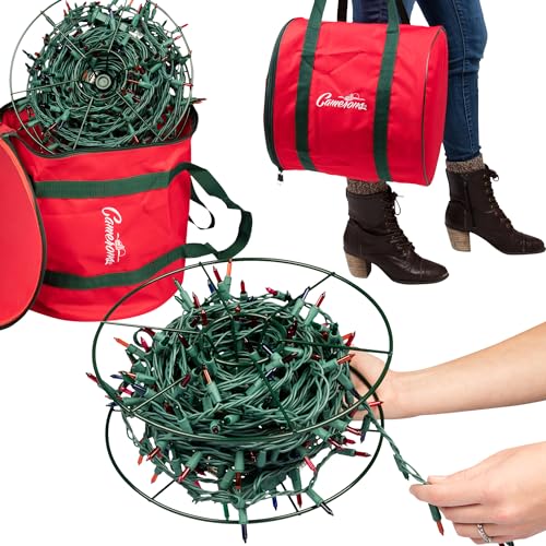 Christmas Light Storage Reels Container - Heavy Duty Metal