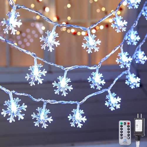 Christmas Snowflake String Lights - 2 Pack