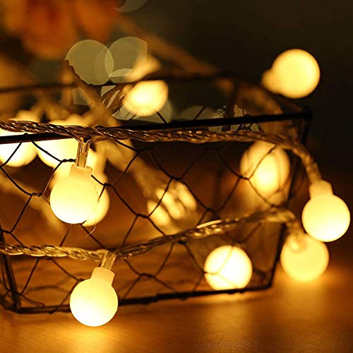 Christmas Fairy Lights - 20 LED Warm White Bulbs