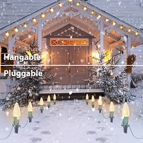 C9 Pathway Lights: Festive Outdoor Christmas Decor, Warm White