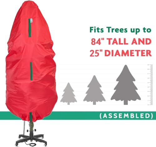 Christmas Tree Storage Bag - Vertical, Durable, Lightweight (7ft)