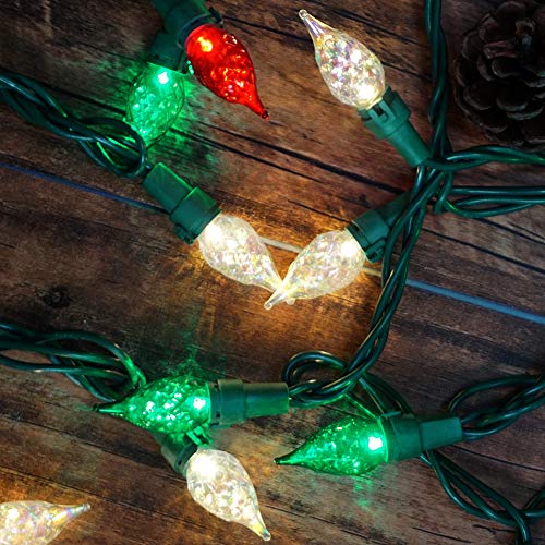 Multicolor Christmas Lights: 70 LEDs, UL Certified