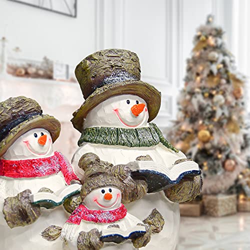 Snowman Xmas Decor for Fireplace Room - Indoor