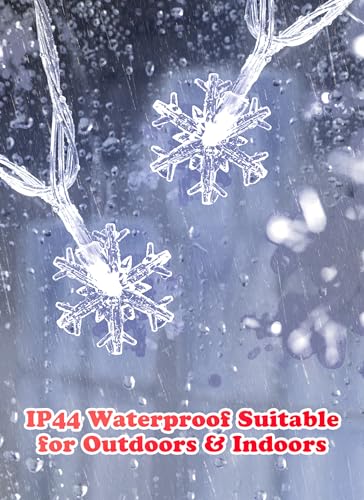 Christmas Snowflake String Lights - 2 Pack