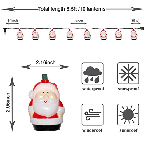Santa Claus Fairy Lights - Festive Christmas Decorations