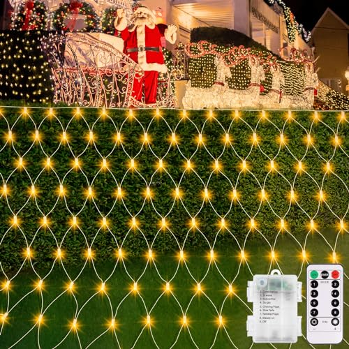 Christmas themed Net Fairy Lights with Remote Control