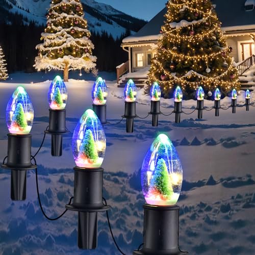 Christmas Tree Pathway Lights with 20 Bulb Decor