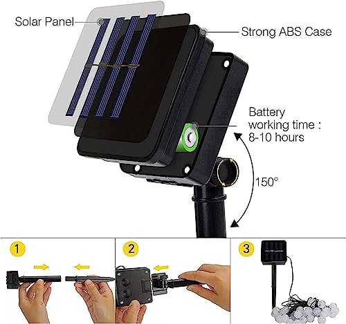 Christmas Solar String Lights for Outdoor Decoration