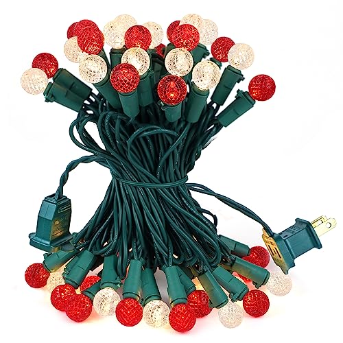 Faceted G15 Globe String Lights for Christmas Decor