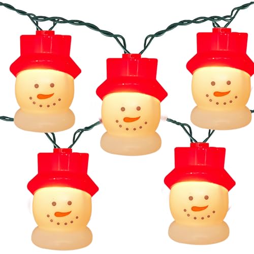 Snowman String Lights: Cute Indoor/Outdoor Christmas Decor