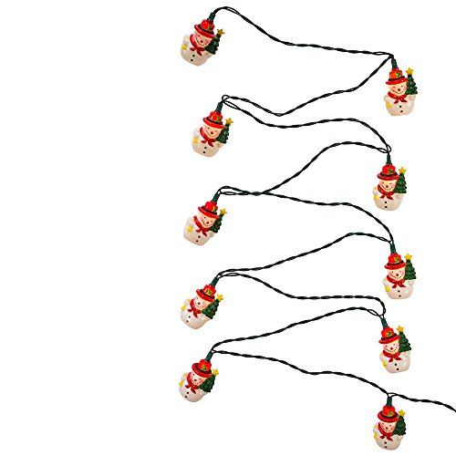 Snowman with Tree Light Set - Christmas Delight
