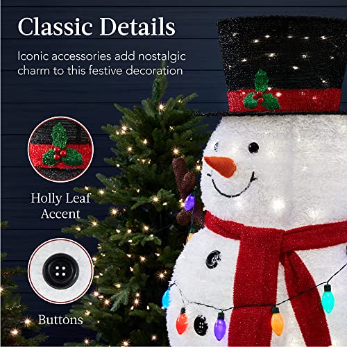 5ft Lighted Pop-Up Snowman - Large Christmas Decoration