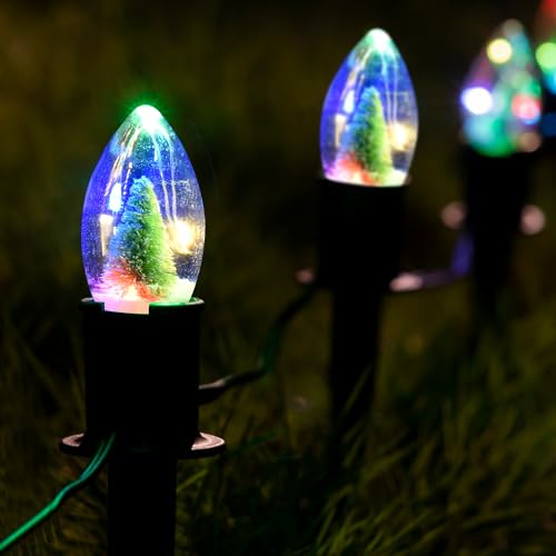 Christmas Tree Pathway Lights with 20 Bulb Decor