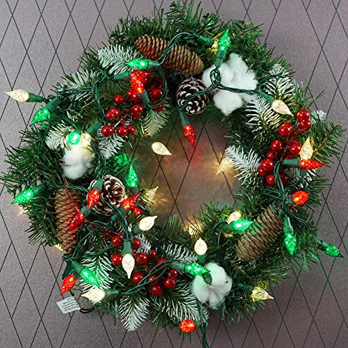 Multicolor Christmas Lights: 70 LEDs, UL Certified