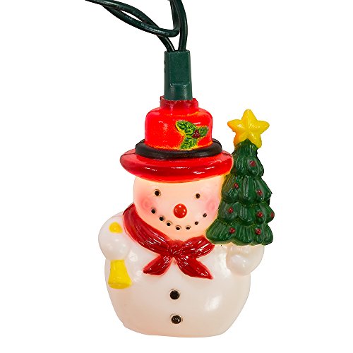 Snowman with Tree Light Set - Christmas Delight