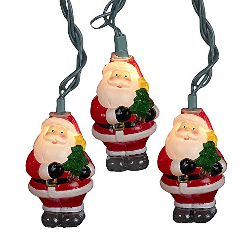 Santa with Tree Light Set - Christmas Delight