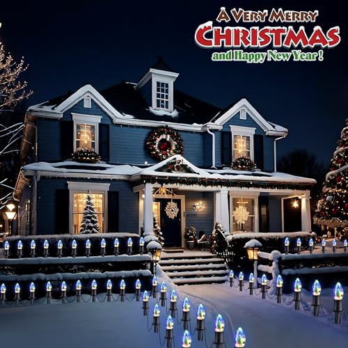 Christmas Tree Pathway Lights with 20 Bulb Decor