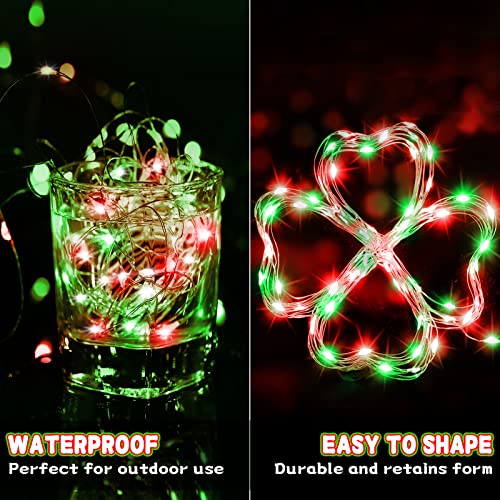 100FT Red and Green LED Fairy Lights