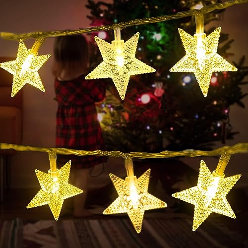 Christmas Star String Lights - 33ft 100 LED