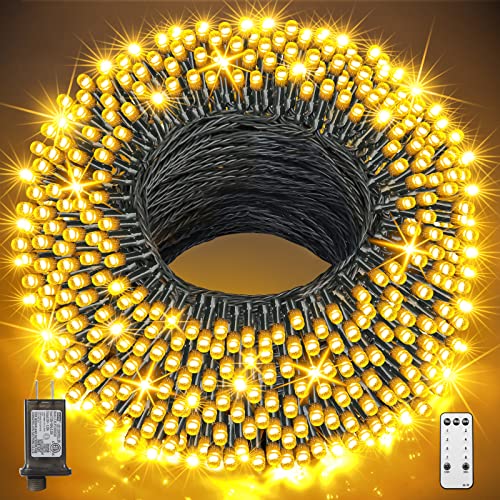 Christmas Lights Outdoor - 800 LED, Remote Control