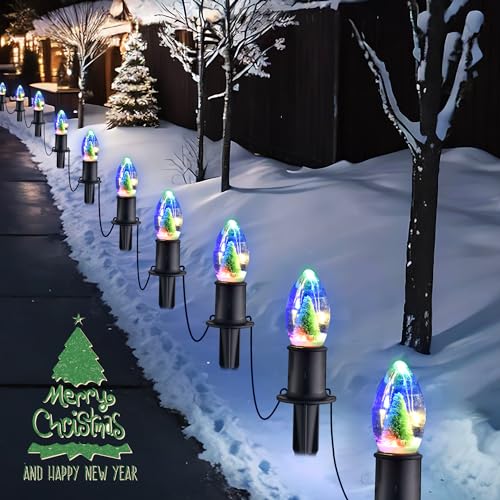 Christmas Tree Pathway Lights with 20 Bulb Decor