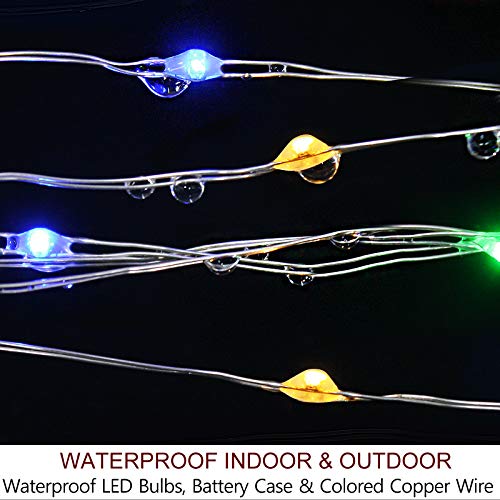 66 Ft 200 LED Multi Colored Christmas Fairy Lights