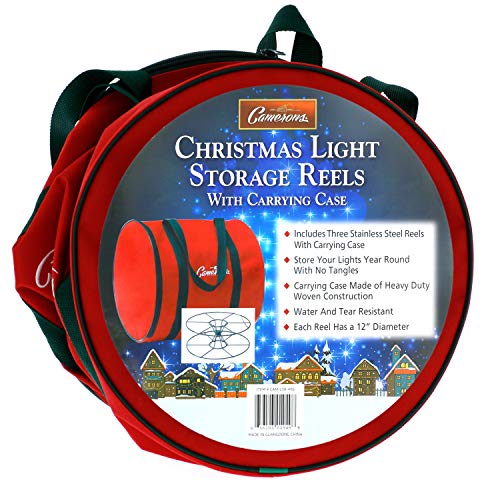 Christmas Light Storage Reels Container - Heavy Duty Metal