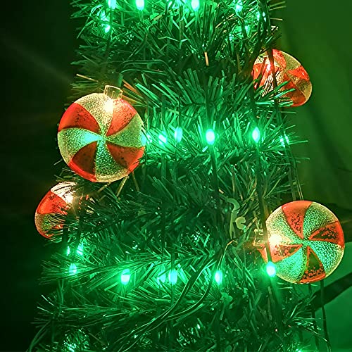 Christmas Candy String Lights, 8.5Ft UL Listed Warm White