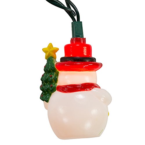 Snowman with Tree Light Set - Christmas Delight