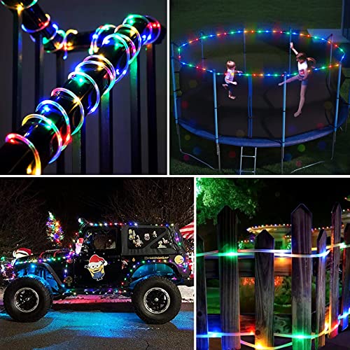 Christmas Rope Lights Outdoor Waterproof, 200LED 66ft