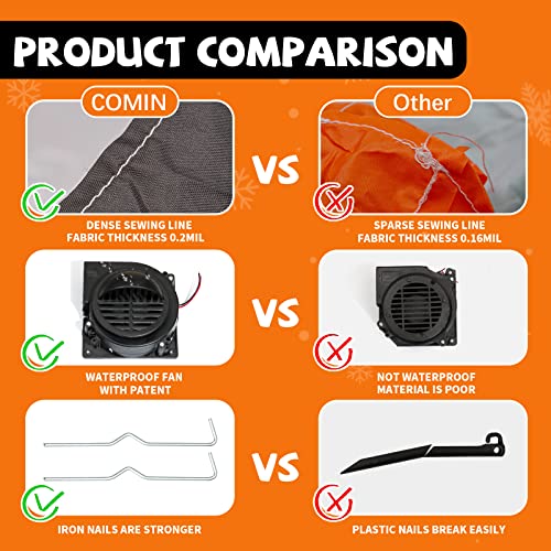 6.6FT Inflatable Santa Claus Decoration with Gift Bag