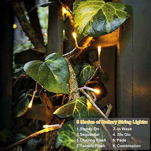 Christmas String Lights, 4 Pack, 50 LED