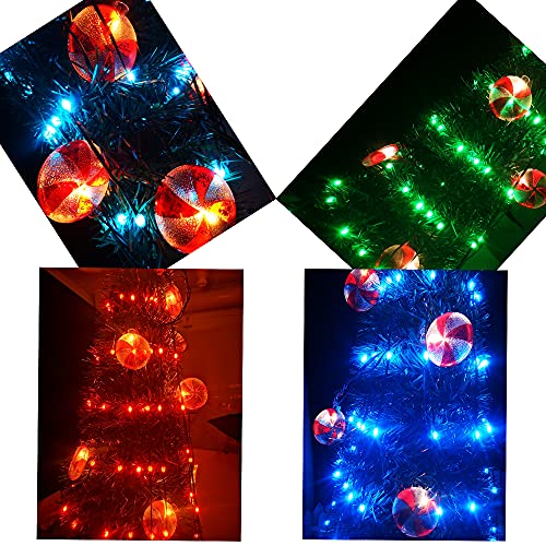 Christmas Candy String Lights, 8.5Ft UL Listed Warm White