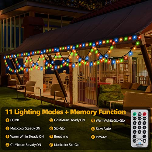 Christmas Star Lights - Festive Multicolor Illumination