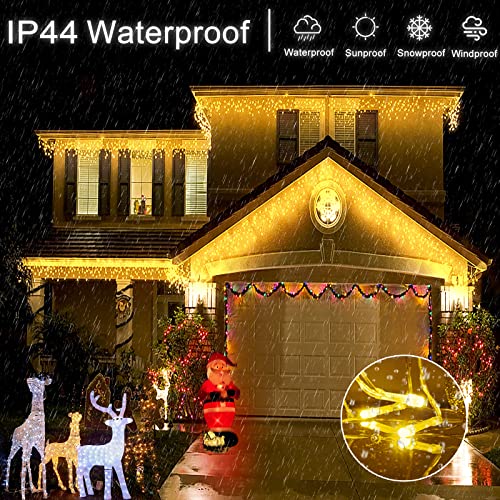 Outdoor Icicle Lights: 400 LED - 33ft