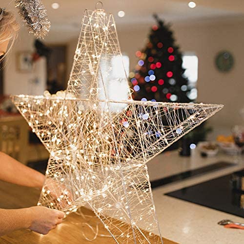 Christmas Fairy Lights with Remote - 66ft, Warm White