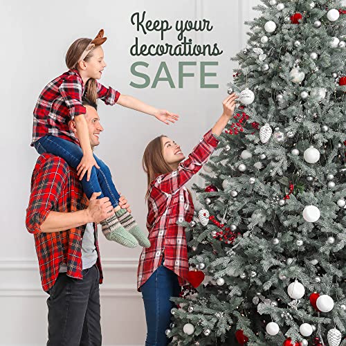 Christmas Ornament Storage Box: Holds 72-3" Ornaments