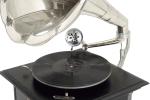 Stylish Mango Wood Gramophone with Record Player