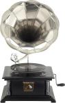 Deco 79 Functional Mango Wood Gramophone Player