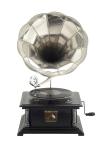 Stylish Mango Wood Gramophone with Record Player