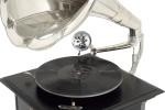 Deco 79 Functional Mango Wood Gramophone Player