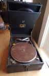 Antique His Masters Voice Wind-Up Gramophone