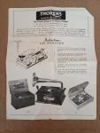 Thorens Antique Swiss Gramophone with 5 Discs