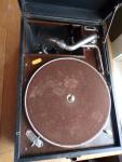 Antique His Masters Voice Wind-Up Gramophone