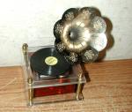 Vintage Gramophone Replica Music Box Player