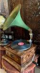 Vintage HMV Gramophone Fully Functional Phonograph