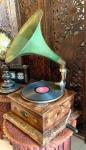 Vintage HMV Gramophone Fully Functional Phonograph