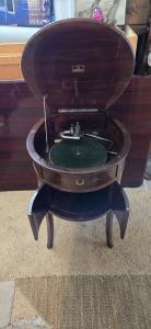 British Bandmaster Horseshoe Shaped Gramophone Player