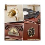 Bluetooth-Enabled Vintage Style Gramophone Player