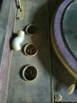 Vintage SILVERTONE Gramophone Player with Wood Case